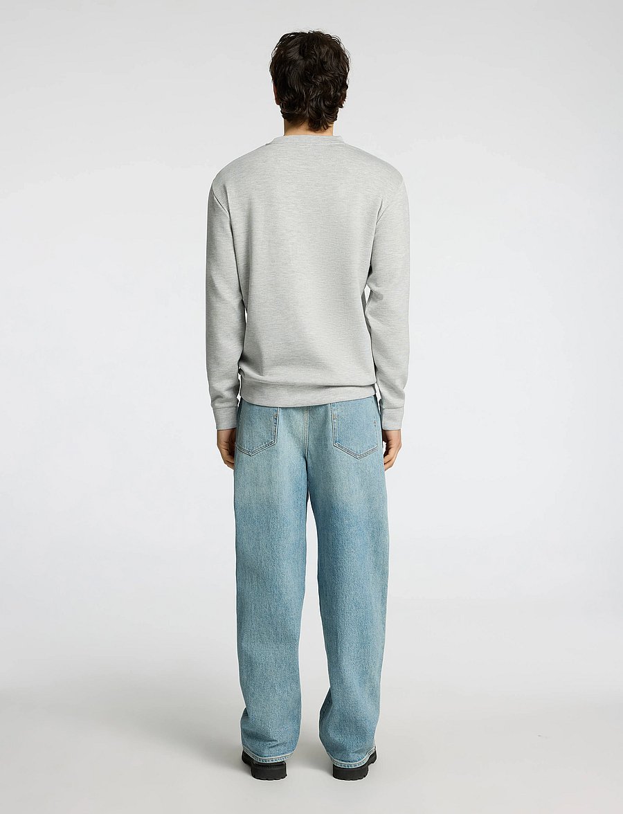 Selected - SLMEMANUEL SOFT CREW NECK SWEAT NOOS - shop efter anledning - light grey melange - 2