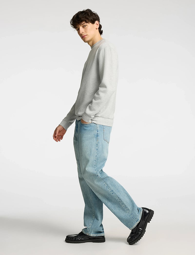 Selected - SLMEMANUEL SOFT CREW NECK SWEAT NOOS - kollektioner - light grey melange - 3