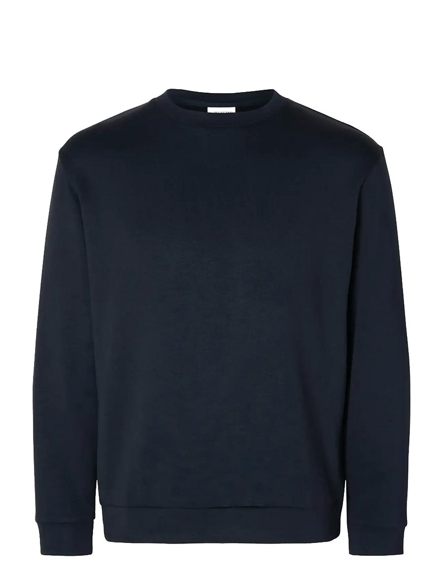 Selected - SLMEMANUEL SOFT CREW NECK SWEAT NOOS - shop efter anledning - sky captain - 1