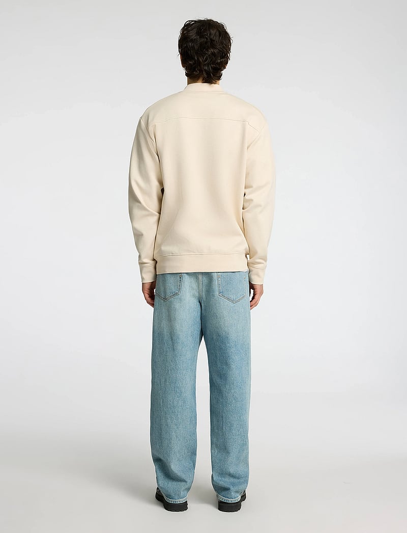 Selected - SLHMACK SWEAT BOMBER LS NOOS - kevadjoped - oatmeal - 2