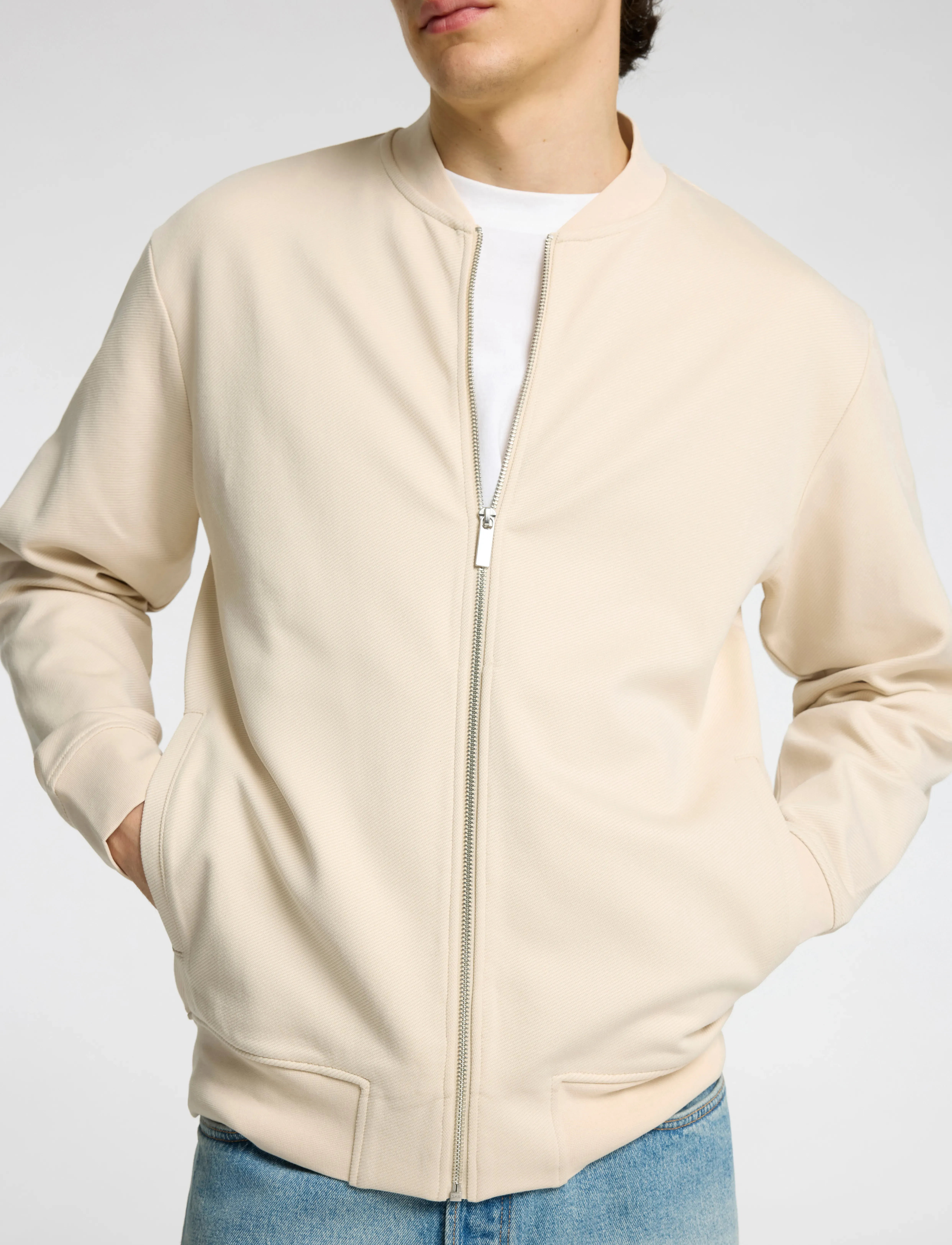 Slhmack Sweat Bomber Ls Noos 4