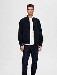 Selected Homme - SLHMACK SWEAT BOMBER LS NOOS - pavasara jakas - sky captain - 2