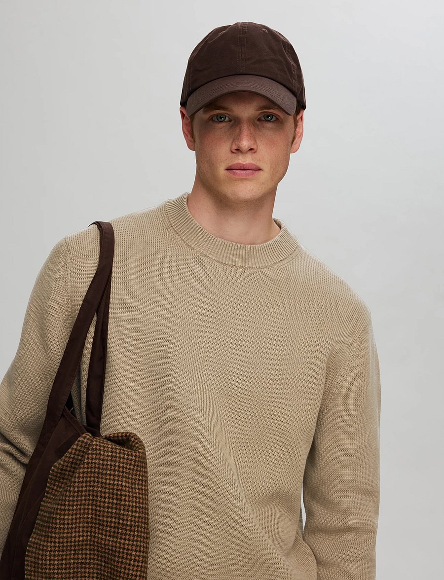 Selected - SLMDANE LS KNIT STRUCTURE CREW NECK NOOS - rund hals - kelp - 5