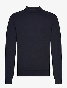 SLHDANE LS KNIT STRUCTURE CREW NECK NOOS, Selected Homme