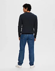 Selected Homme - SLHDANE LS KNIT STRUCTURE CREW NECK NOOS - rundhalsad - sky captain - 3