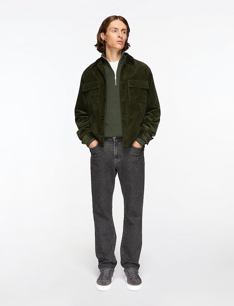 Selected - SLMDANE LS KNIT STRUCTURE HALF ZIP NOOS - pullover mit halbem reißverschluss - deep forest - 2