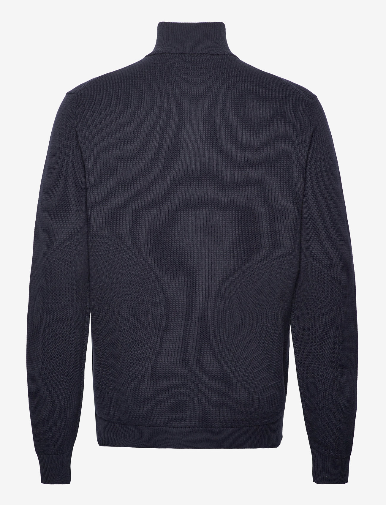 Selected - SLHDANE LS KNIT STRUCTURE HALF ZIP NOOS - pullover mit halbem reißverschluss - sky captain - 2