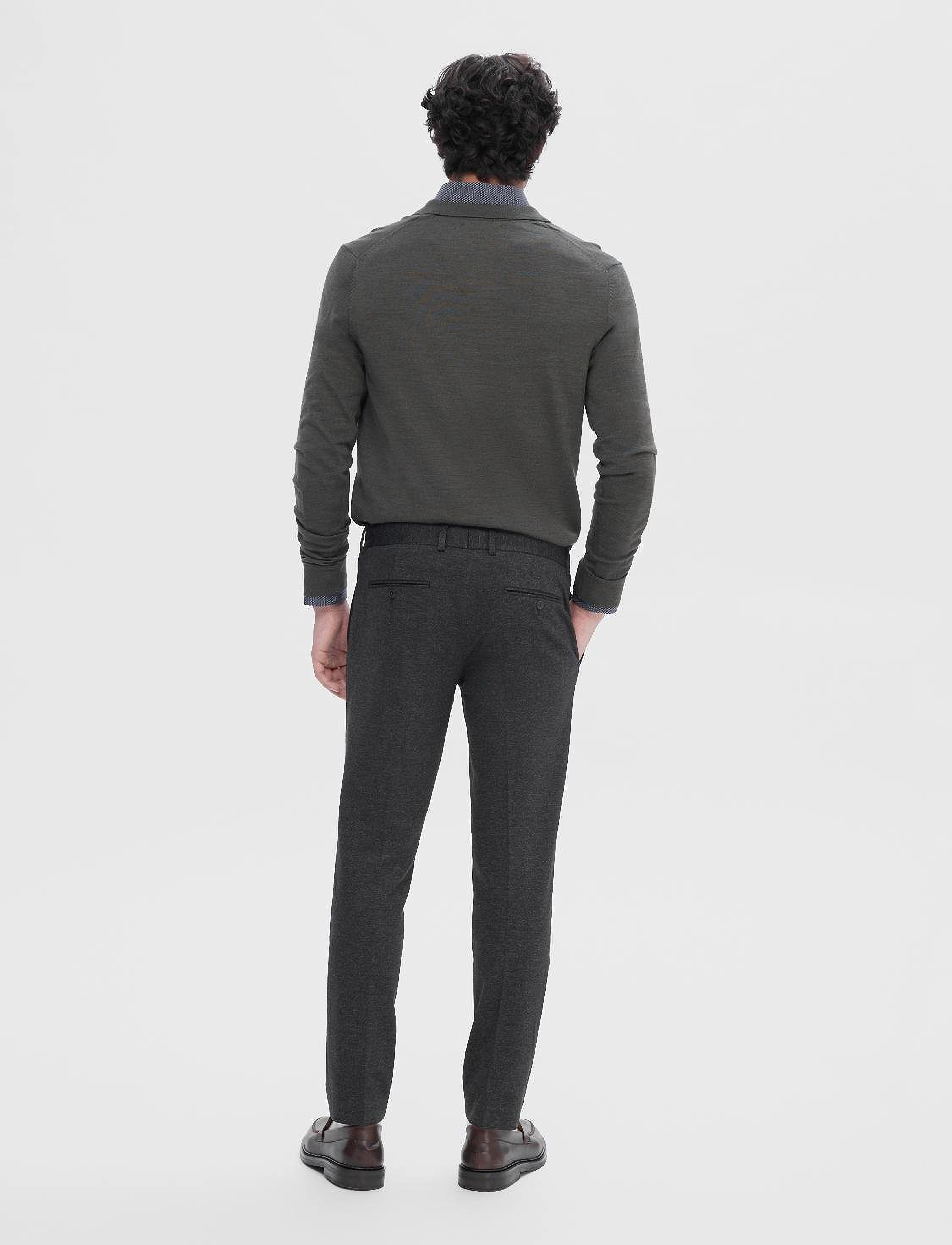 Selected - SLHSLIM-AITORJERSEY D.GR TRS FLEX B NOOS - dark grey melange - 3