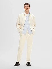 Selected Homme - SLH196-STRAIGHT DAVE 3411 COLOR CHINO W - casual byxor - egret - 5