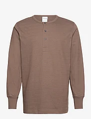 Selected Homme - SLHPHILLIP LS HENLEY NOOS - mažiausios kainos - morel - 0