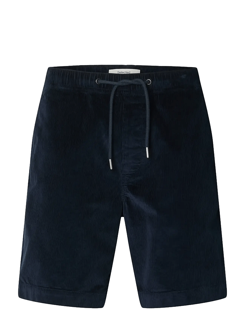 Selected - SLMREGULAR-JACE CORDUROY SHORTS NOOS - short décontracté - sky captain - 1