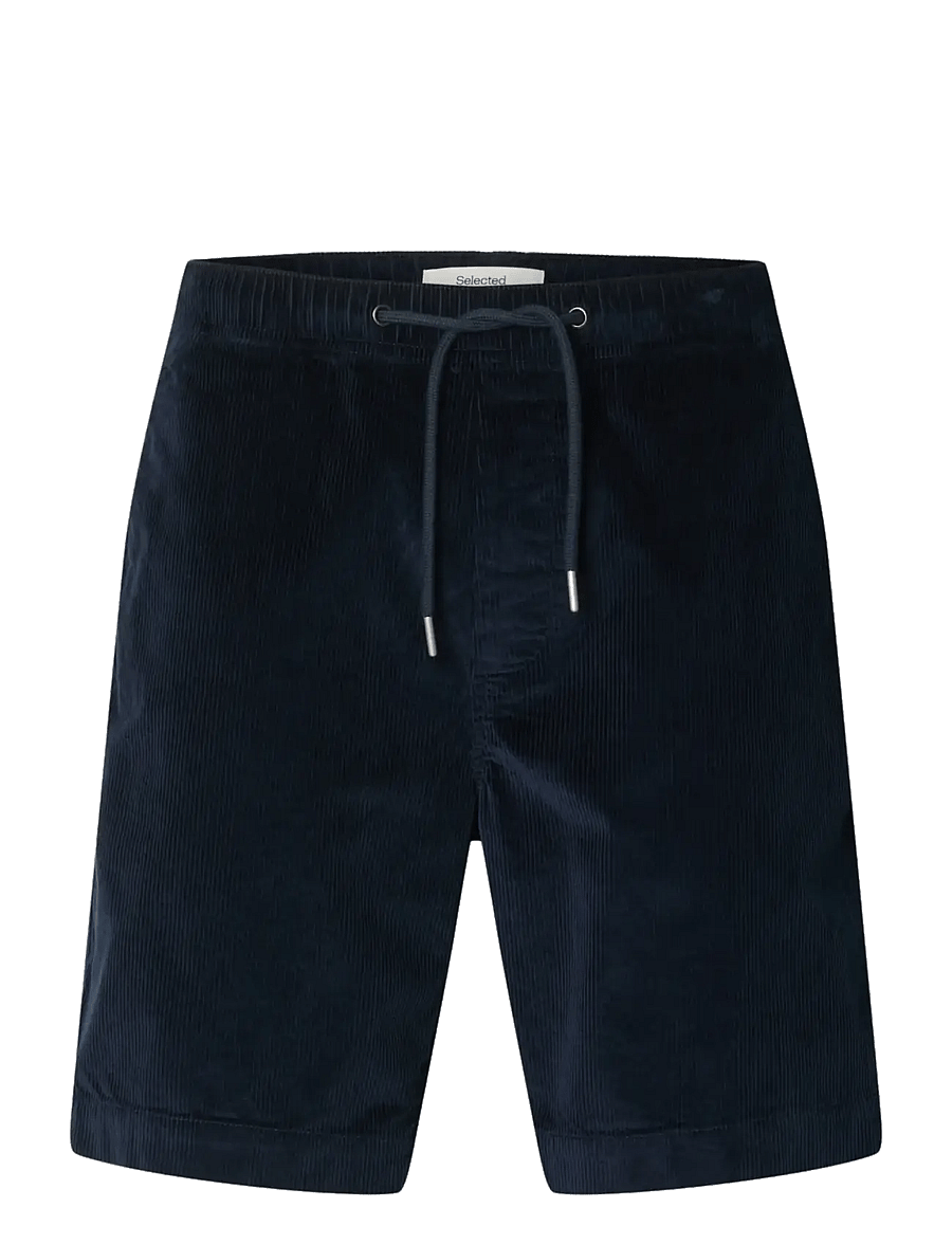 Selected - SLMREGULAR-JACE CORDUROY SHORTS NOOS - short décontracté - sky captain - 1