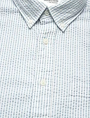 Selected Homme - SLHREG-REIL SHIRT LS SEERSUCKER - casual shirts - cashmere blue - 2