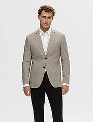Selected Homme - SLHSLIM-RYAN BLZ NOOS - double breasted blazers - sand - 1