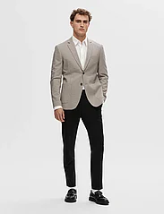Selected Homme - SLHSLIM-RYAN BLZ NOOS - double breasted blazers - sand - 4