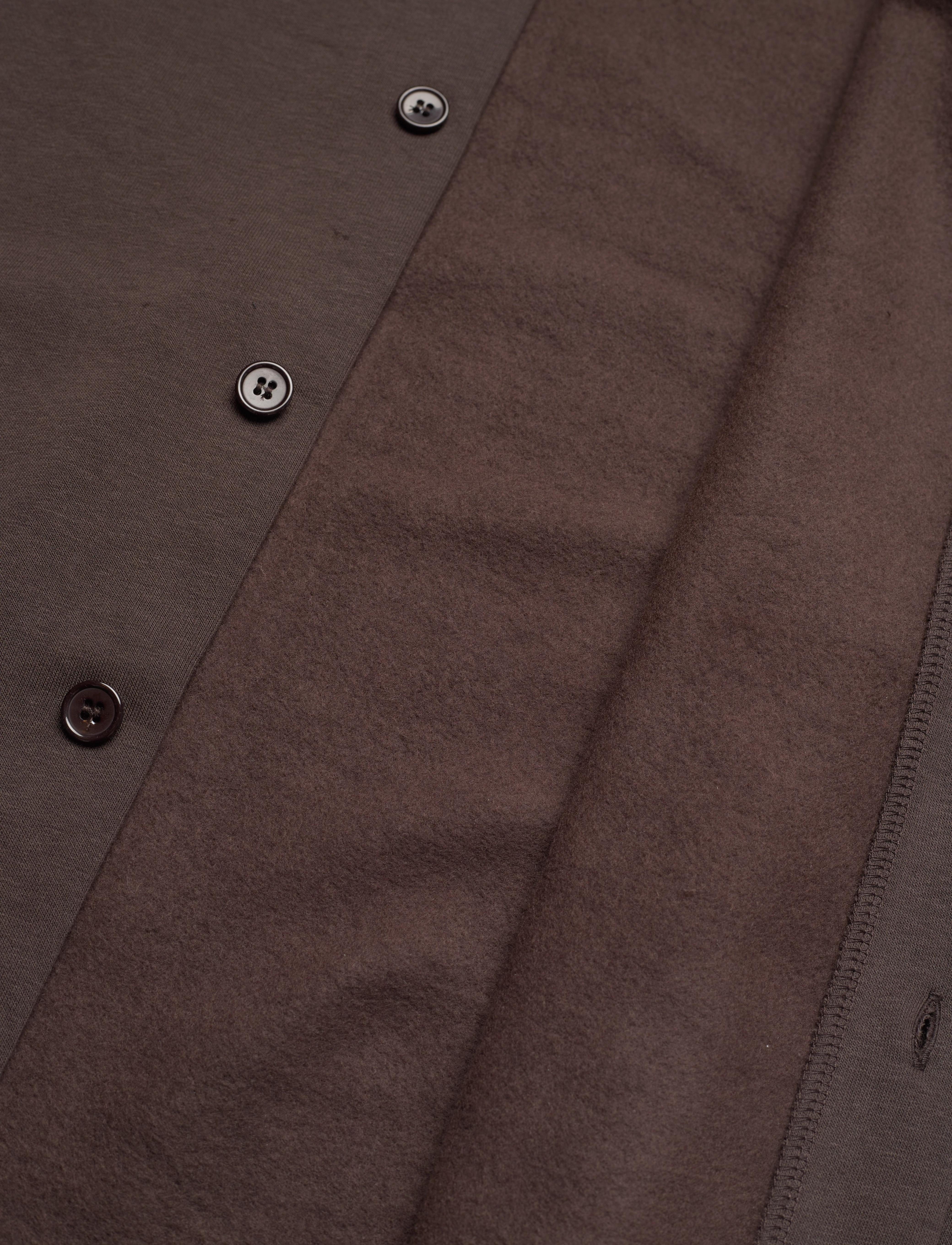 Selected - SLHLOOSE-BLAKE SWEAT JACKET EX - chocolate torte - 3