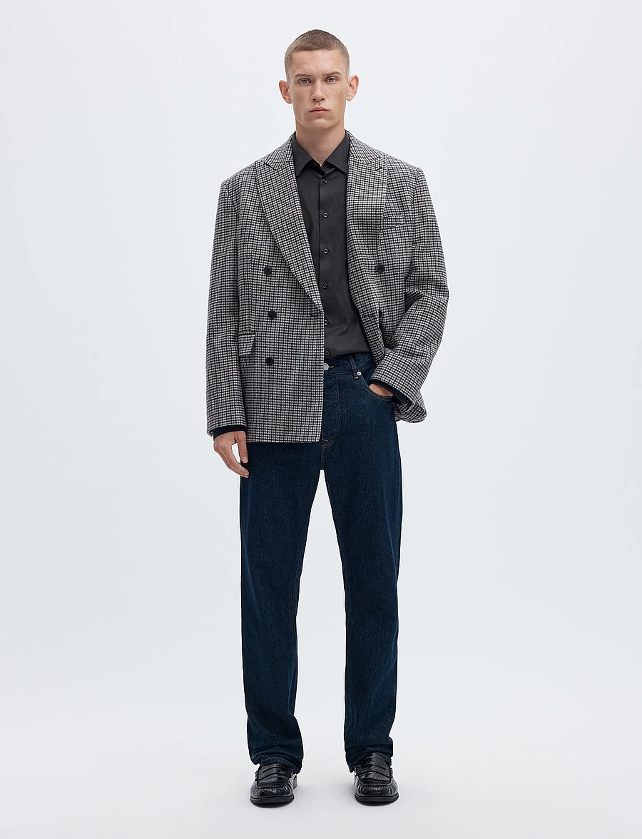 Selected - SLMFILIP-PERFORMANCE SLIM LS SHIRT NOOS - formelle hemden - black - 5