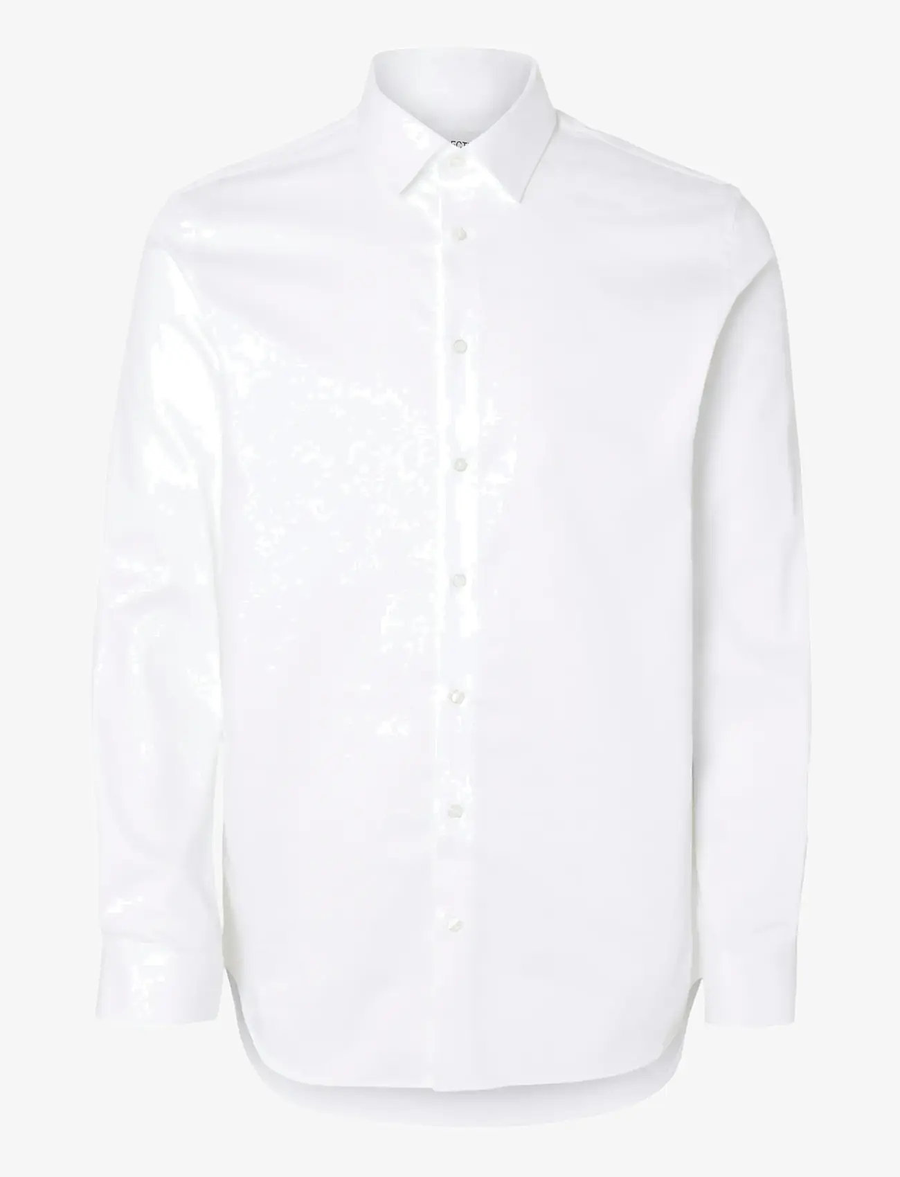 Selected - SLMSLIMFILIP PERFORMANCE SHIRT LS NOOS - formal shirts - bright white - 1