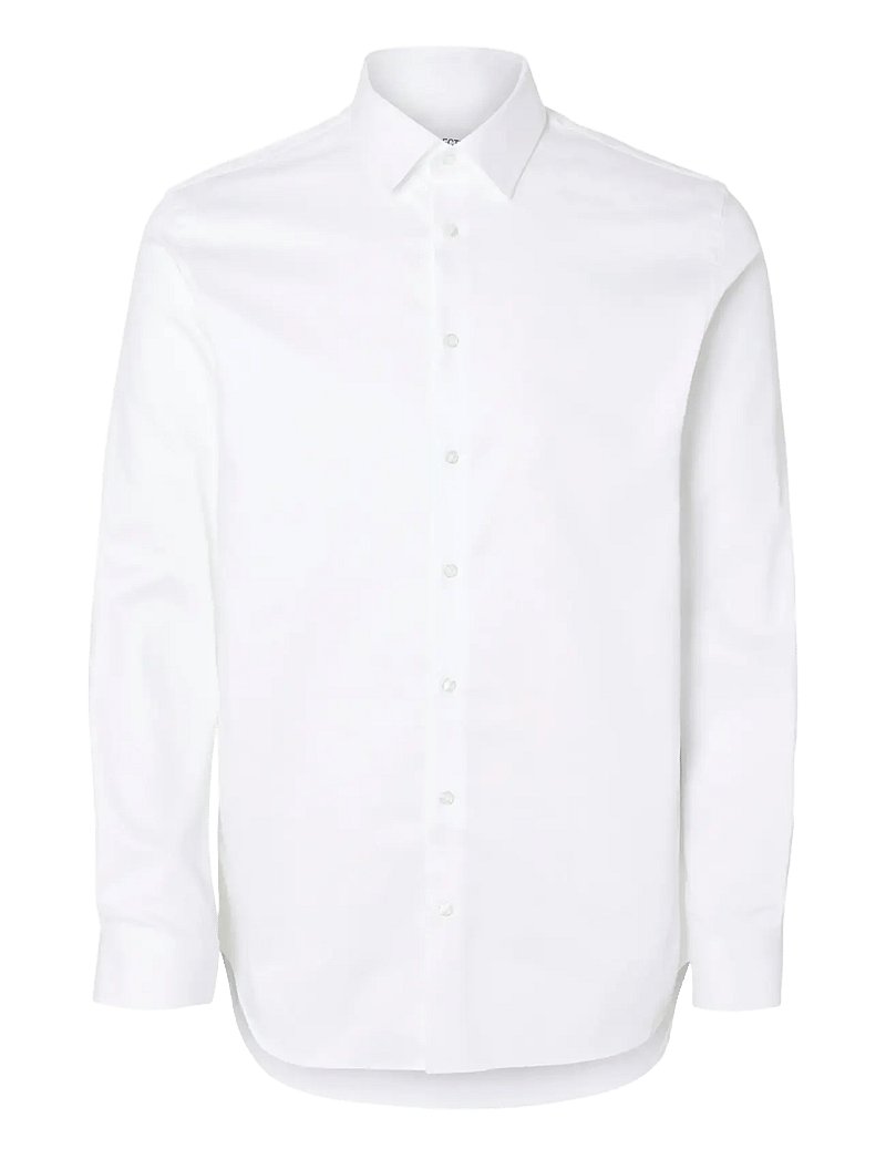 Selected - SLMSLIMFILIP PERFORMANCE SHIRT LS NOOS - formelle hemden - bright white - 1