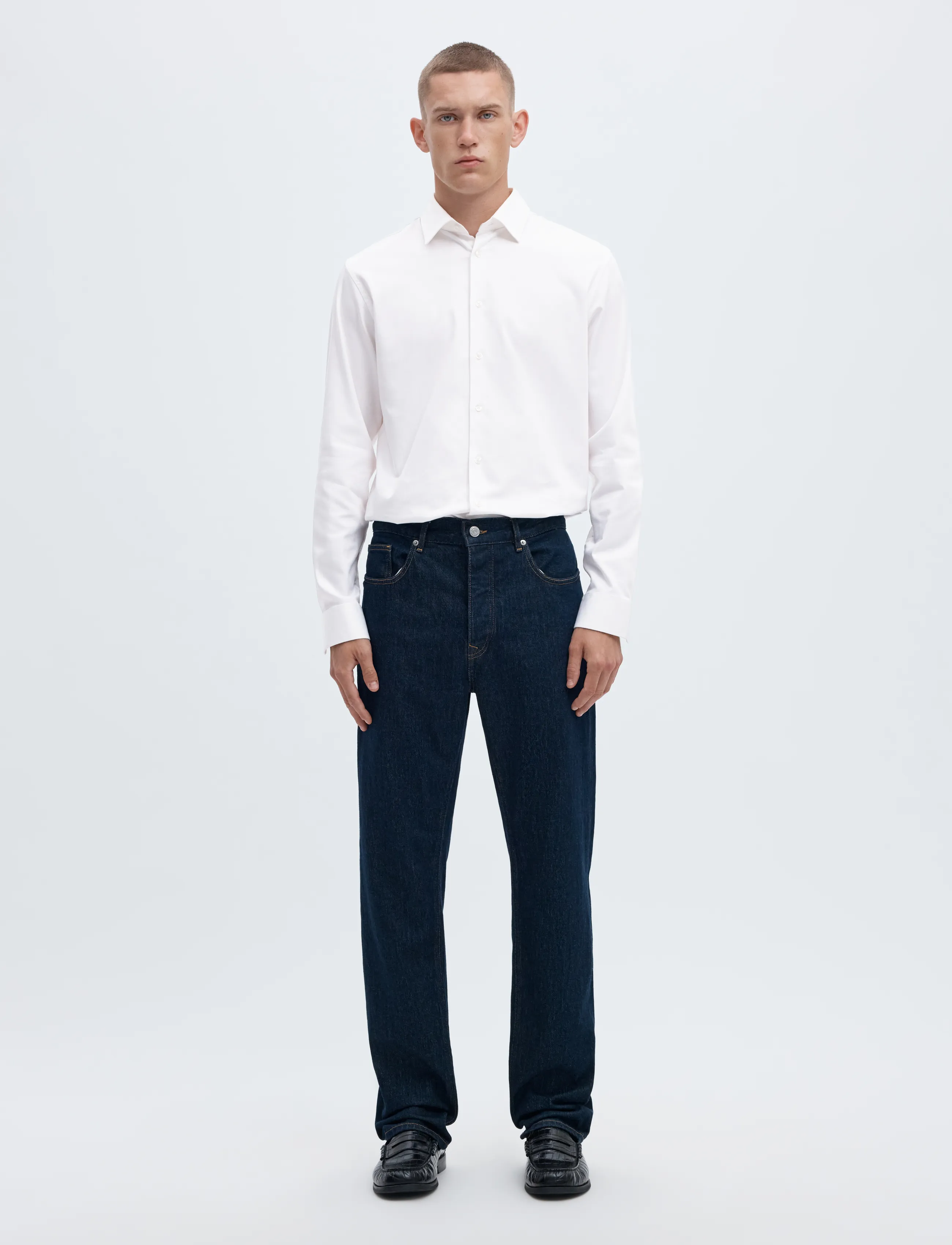 SELECTED Slmfilip-Performance Slim Ls Shirt Noos casual skjortor herr – bild 5