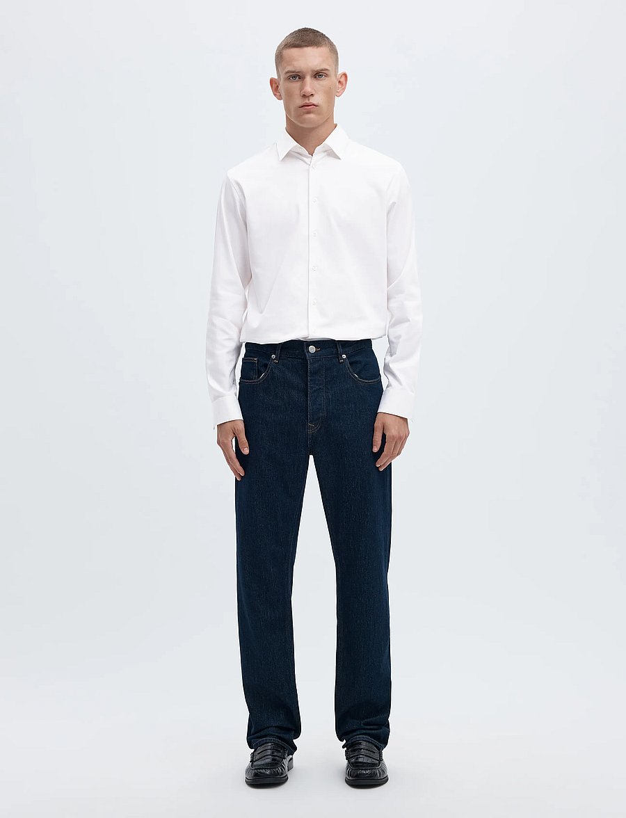 Selected - SLMFILIP-PERFORMANCE SLIM LS SHIRT NOOS - formelle hemden - bright white - 3