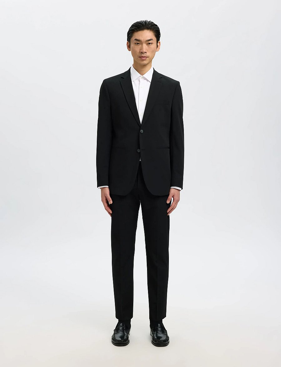 Selected - SLMSLIMFILIP PERFORMANCE SHIRT LS NOOS - formelle hemden - bright white - 4
