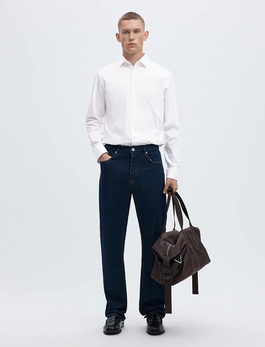 Selected - SLMFILIP-PERFORMANCE SLIM LS SHIRT NOOS - formelle hemden - bright white - 5