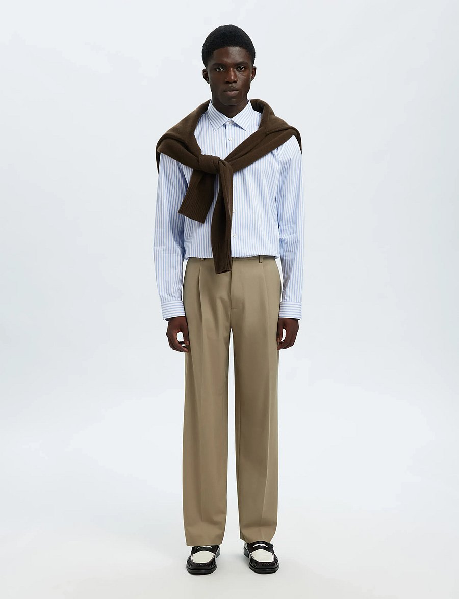 Selected - SLMFILIP-PERFORMANCE SLIM LS SHIRT NOOS - formelle hemden - bright white - 5