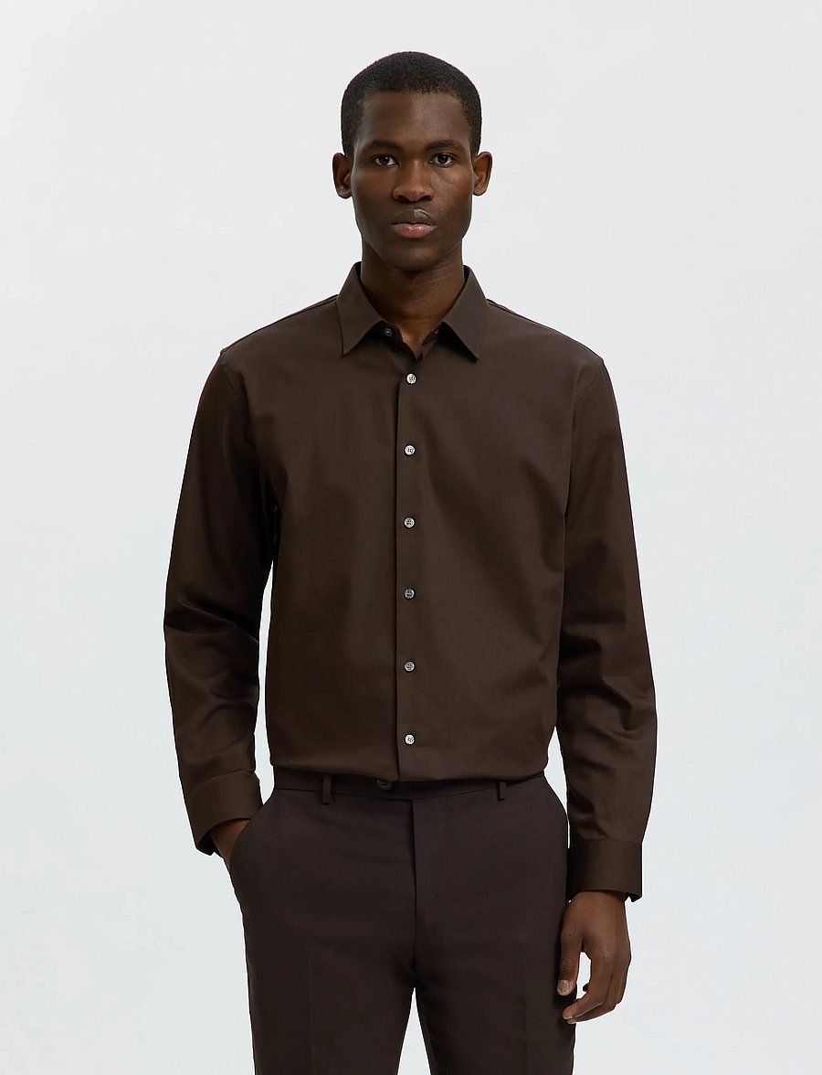 Selected - SLMFILIP-PERFORMANCE SLIM LS SHIRT NOOS - formelle hemden - delicioso - 0
