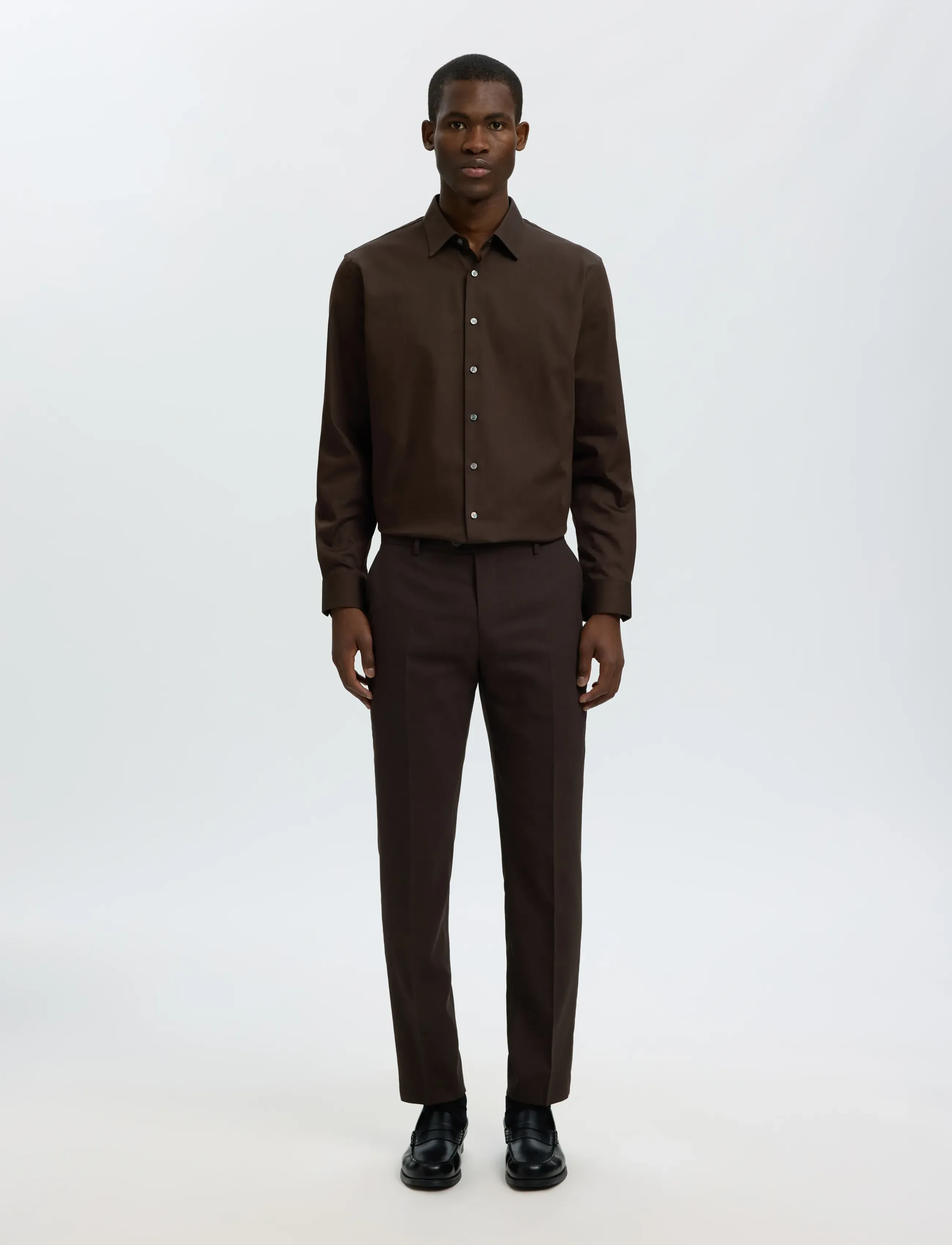 Selected - SLMFILIP-PERFORMANCE SLIM LS SHIRT NOOS - formal shirts - delicioso - 3
