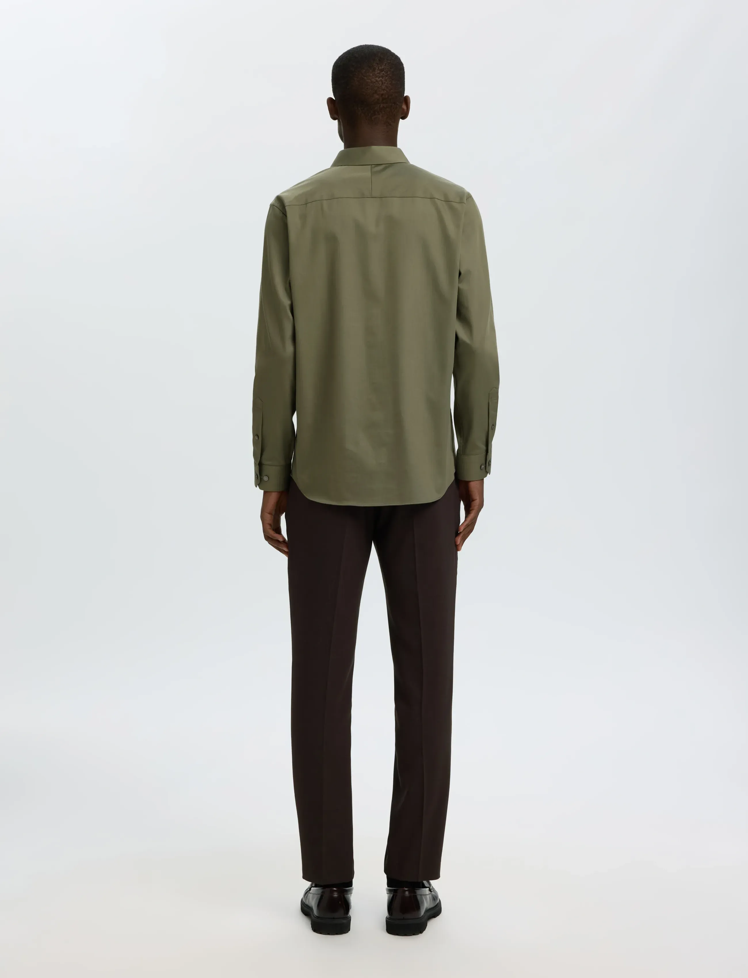 Selected - SLMFILIP-PERFORMANCE SLIM LS SHIRT NOOS - formelle hemden - kalamata - 2