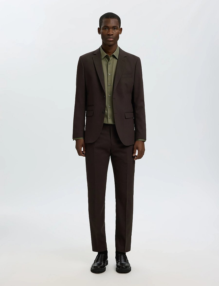 Selected - SLMFILIP-PERFORMANCE SLIM LS SHIRT NOOS - formelle hemden - kalamata - 5