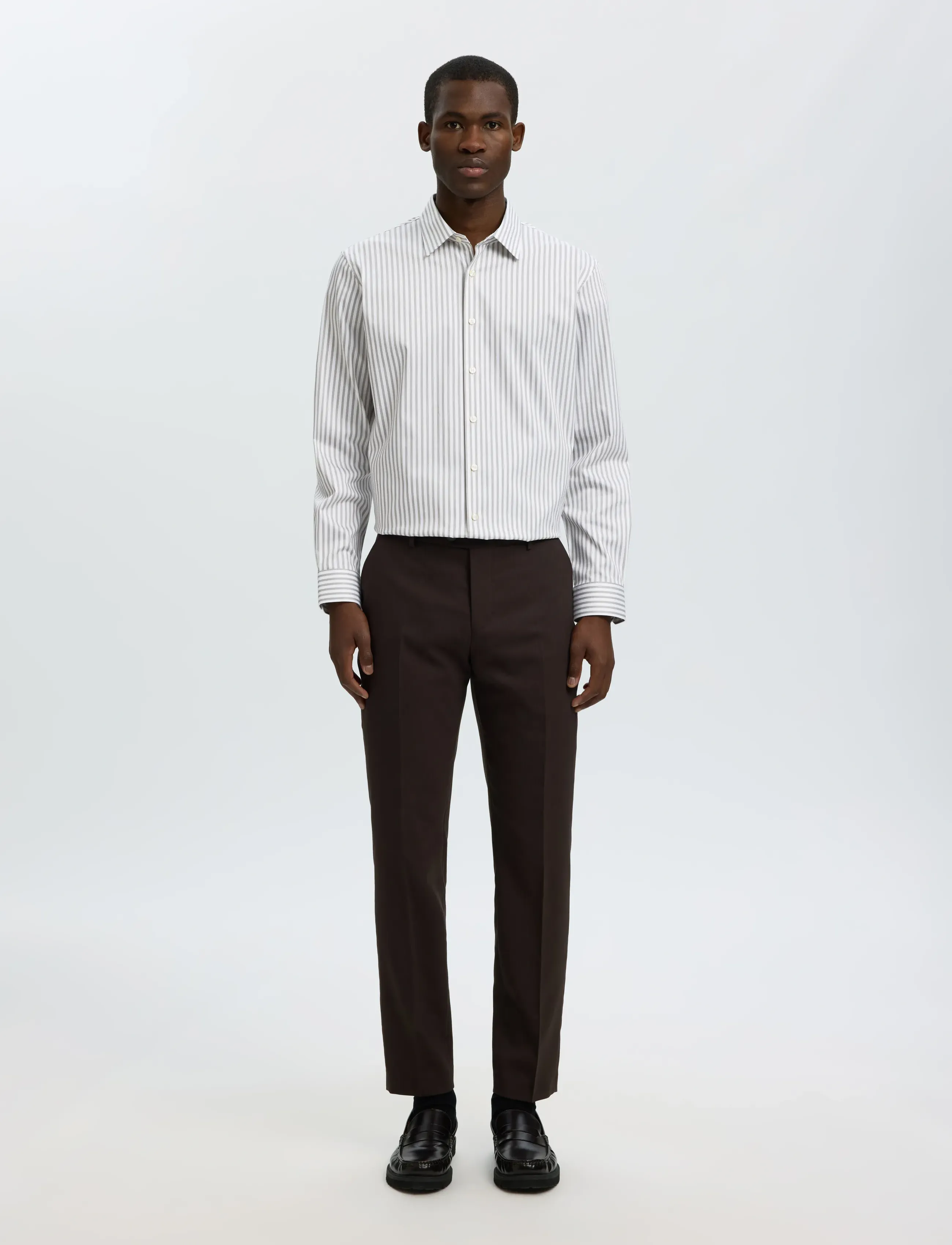 Selected - SLMFILIP-PERFORMANCE SLIM LS SHIRT NOOS - formal shirts - kalamata - 3