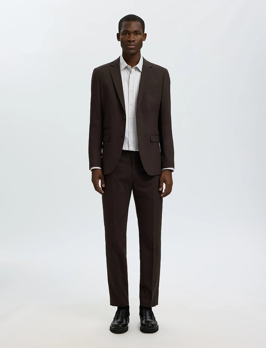 Selected - SLMFILIP-PERFORMANCE SLIM LS SHIRT NOOS - formelle hemden - kalamata - 5