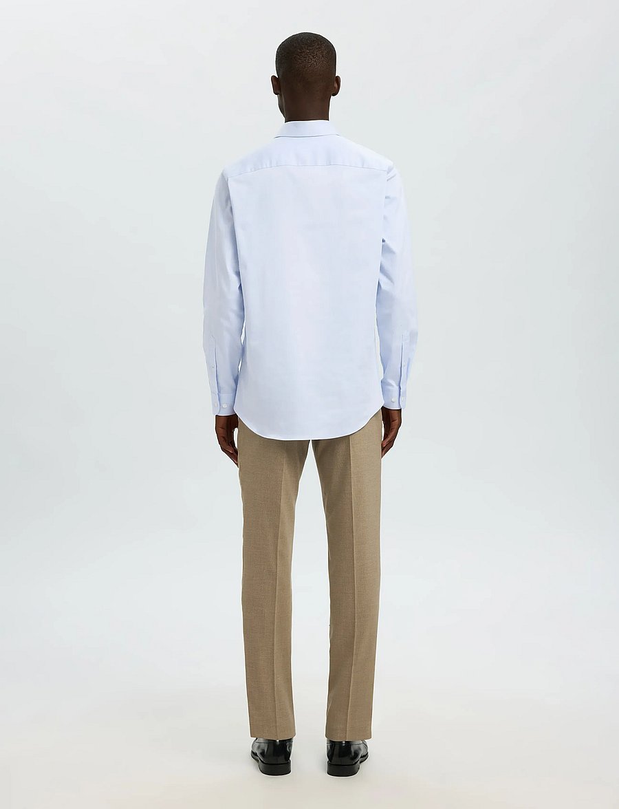 Selected - SLMFILIP-PERFORMANCE SLIM LS SHIRT NOOS - formelle hemden - light blue - 2