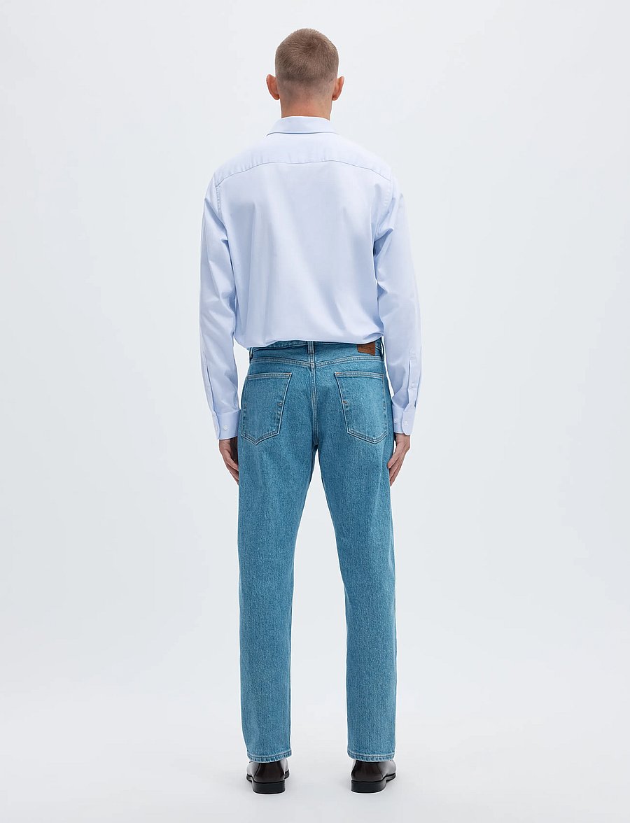 Selected - SLHSLIM-PERFORMANCE SHIRT LS NOOS - kostymskjortor - light blue - 2