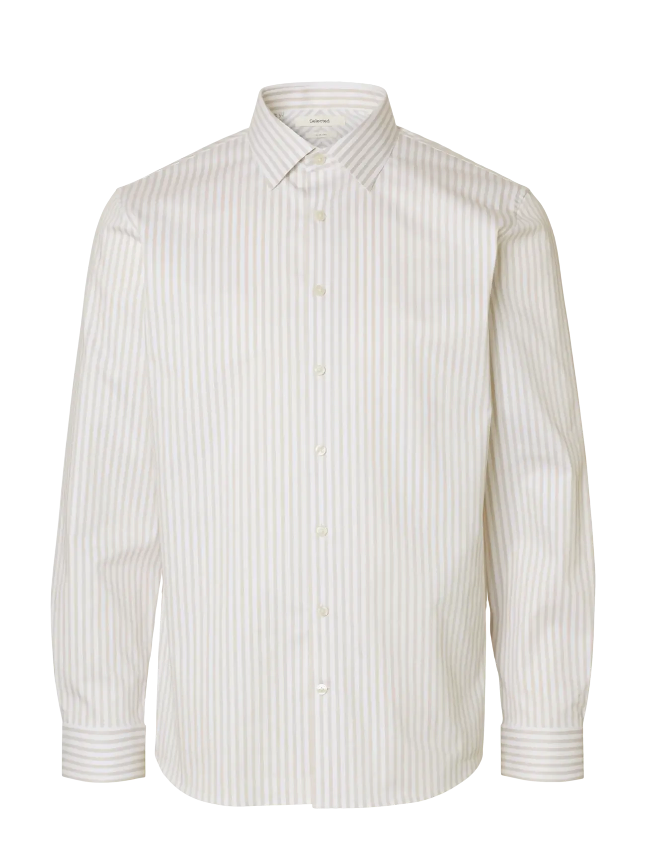 SELECTED Slmfilip-Performance Slim Ls Shirt Noos Weiß - XXL - Herren