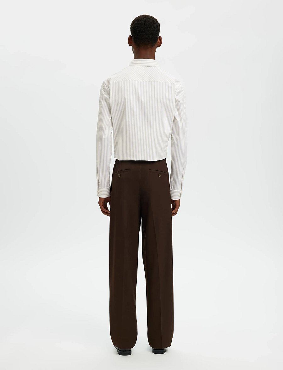 Selected - SLMFILIP-PERFORMANCE SLIM LS SHIRT NOOS - formelle hemden - sand - 2