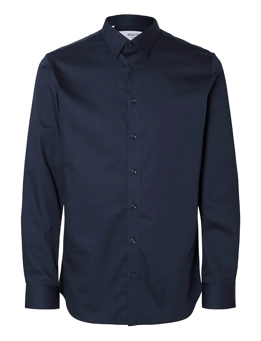 Selected - SLMFILIP-PERFORMANCE SLIM LS SHIRT NOOS - formelle hemden - sky captain - 1