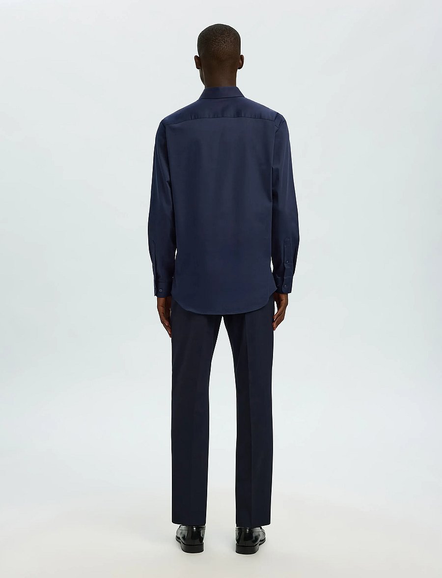 Selected - SLMFILIP-PERFORMANCE SLIM LS SHIRT NOOS - formelle hemden - sky captain - 2