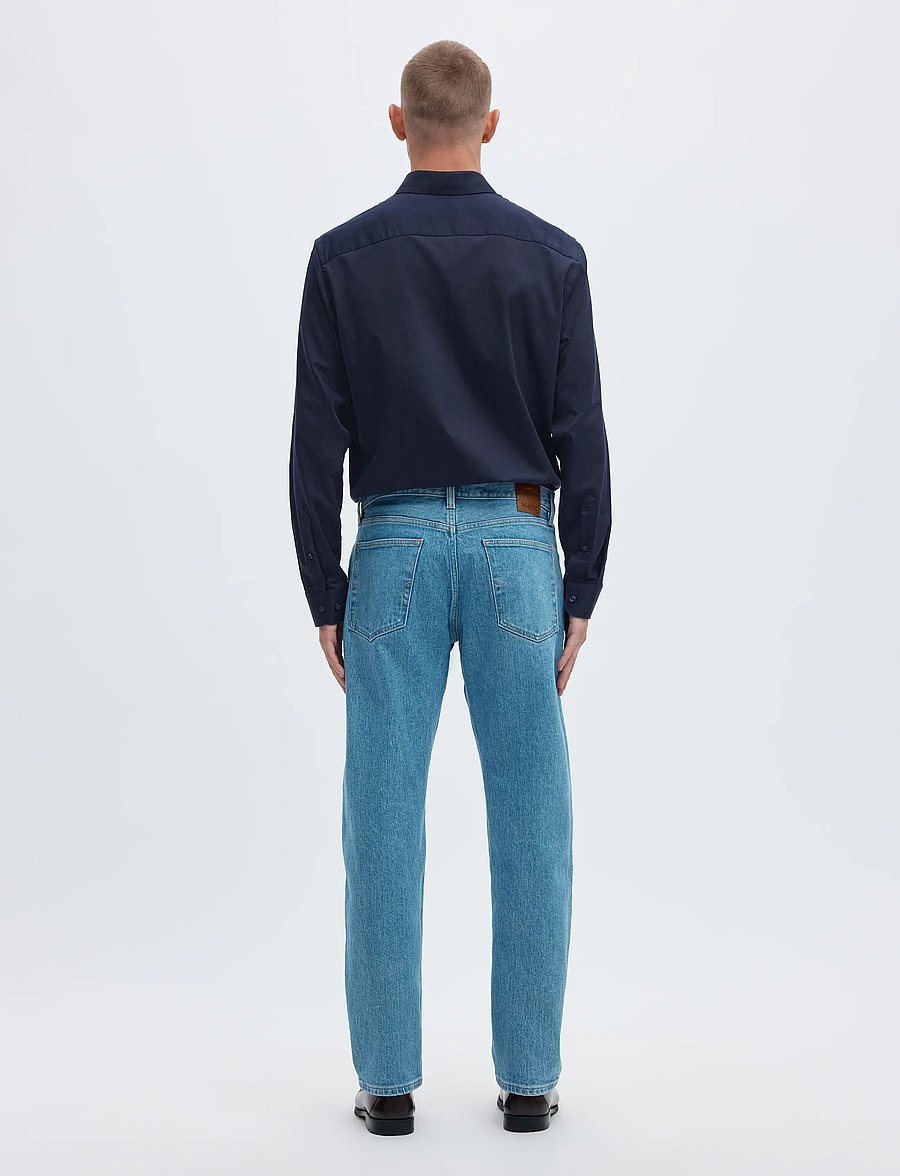Selected - SLMFILIP-PERFORMANCE SLIM LS SHIRT NOOS - formal shirts - sky captain - 2