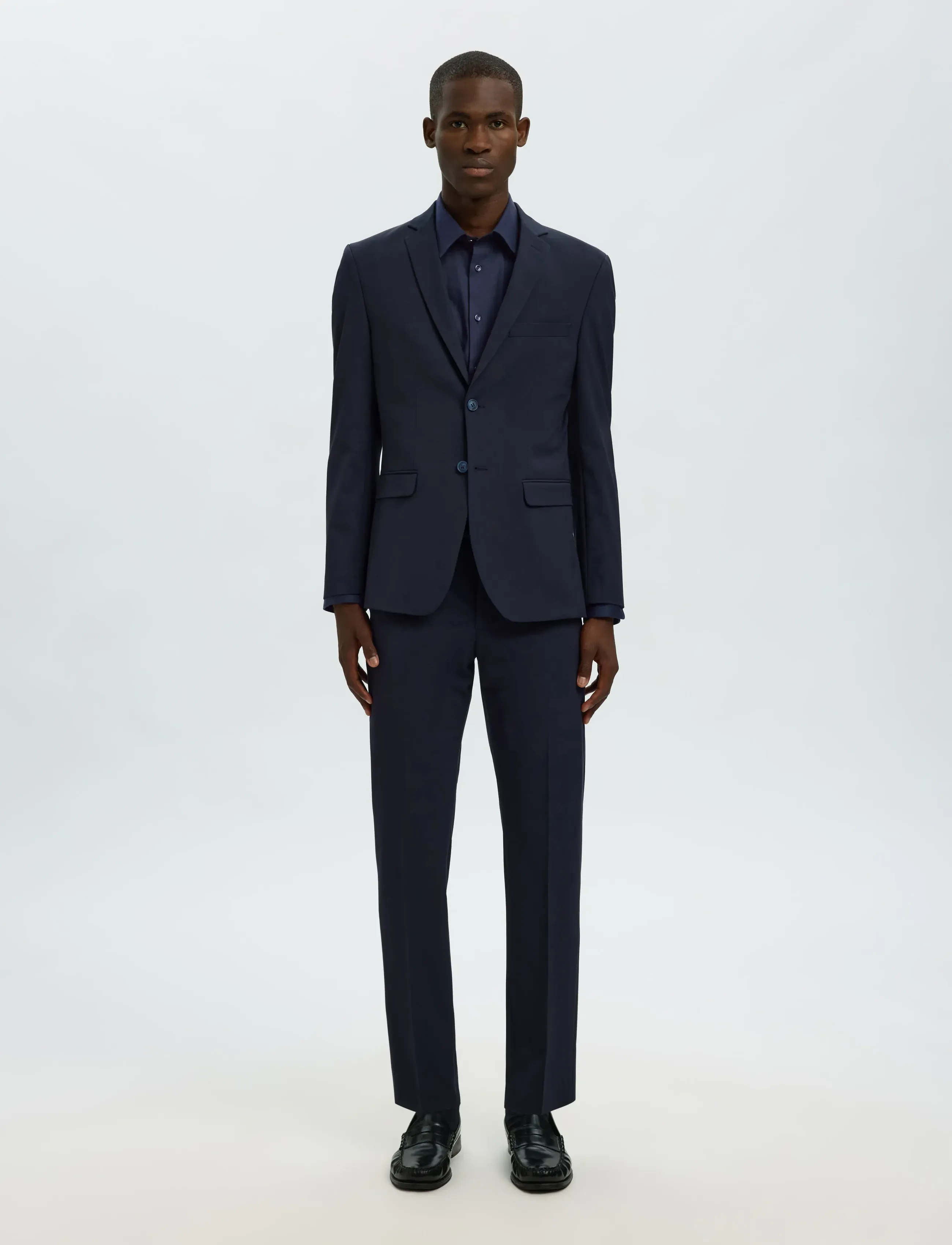 Selected - SLMFILIP-PERFORMANCE SLIM LS SHIRT NOOS - formelle hemden - sky captain - 3