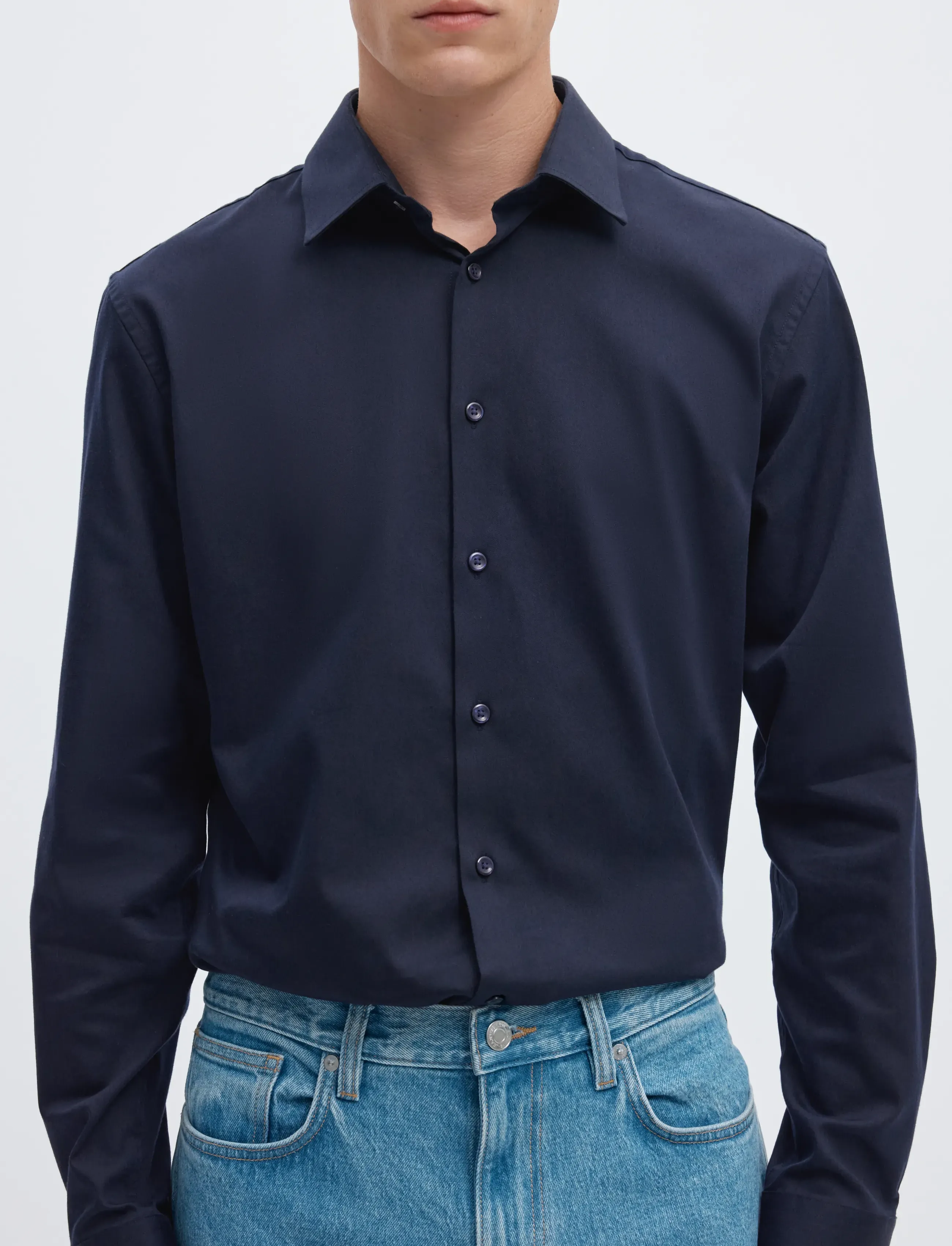 SELECTED Slmfilip-Performance Slim Ls Shirt Noos casual skjortor herr – bild 4