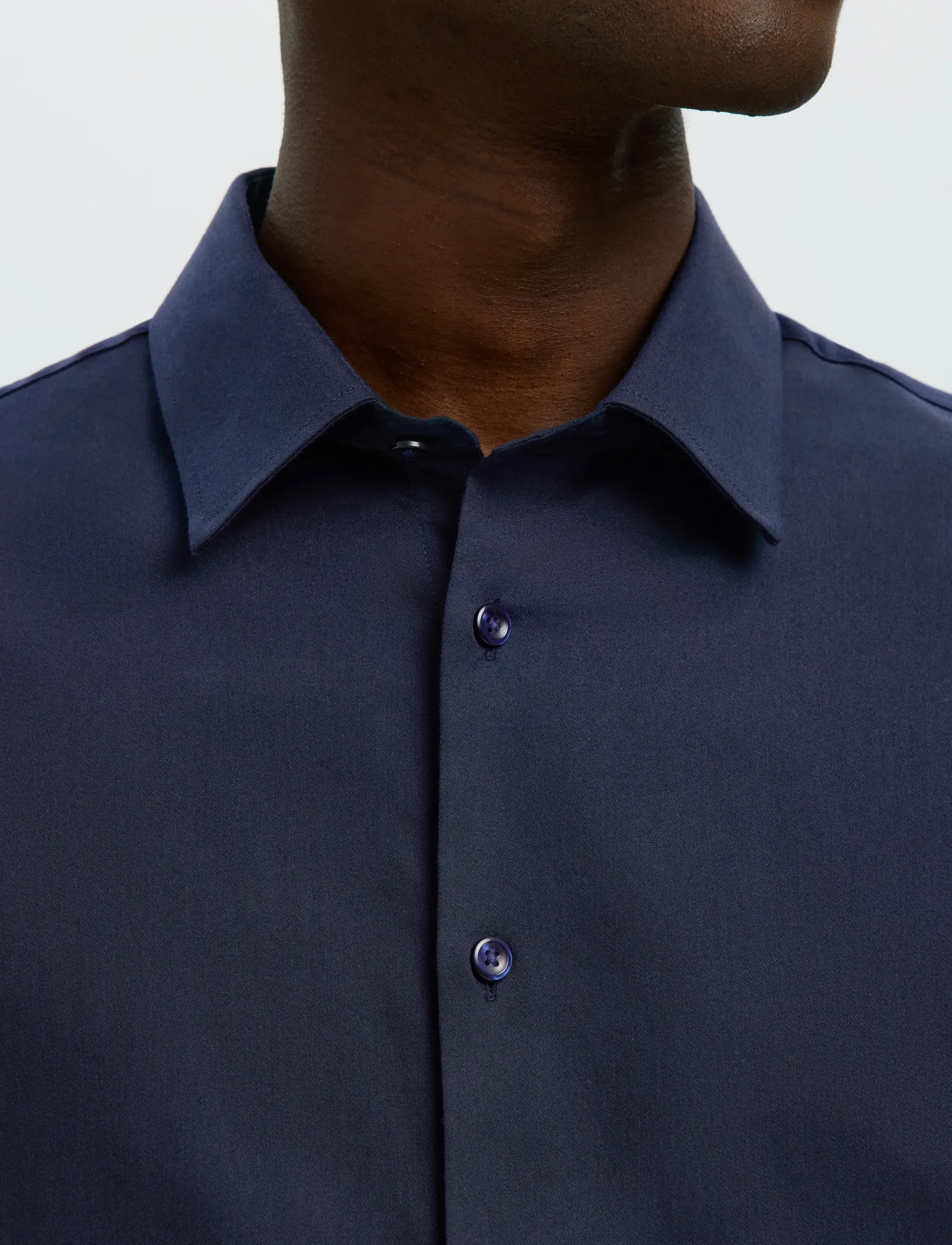 Selected - SLMFILIP-PERFORMANCE SLIM LS SHIRT NOOS - formelle hemden - sky captain - 5