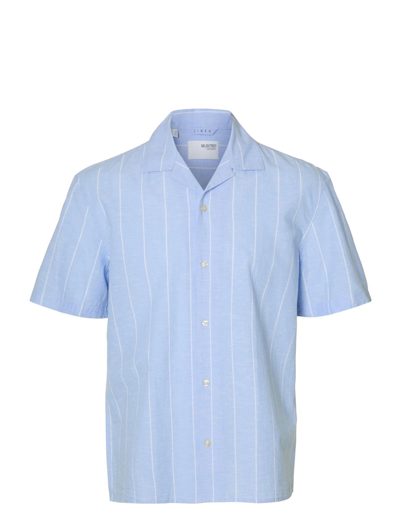 Selected SLHRELAXSUN SHIRT SS RESORT - Selected - CASHMERE BLUE / blue