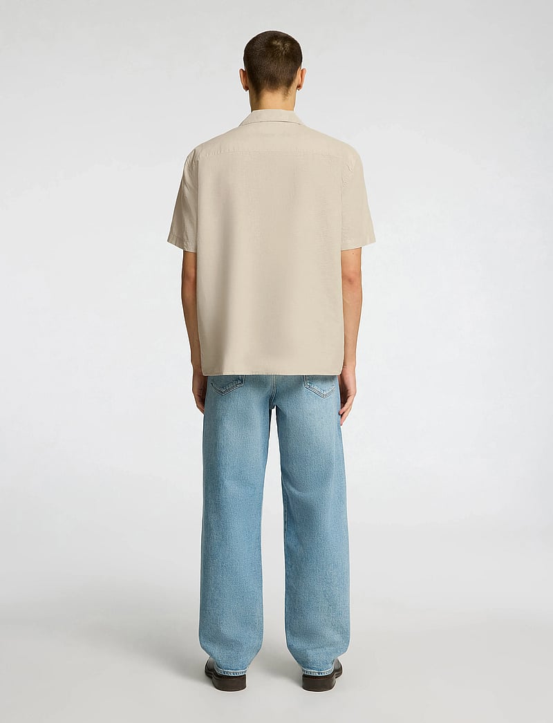 Selected - SLHRELAXSUN SHIRT SS RESORT - hørskjorter - pure cashmere - 2