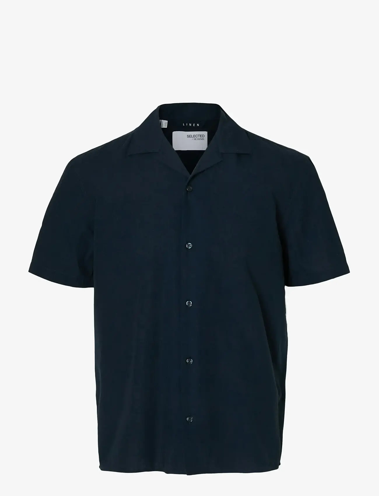 Selected - SLHRELAXSUN SHIRT SS RESORT - linased särgid - sky captain - 1