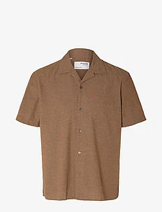 SLHRELAXNEW-LINEN SHIRT SS RESORT, Selected Homme