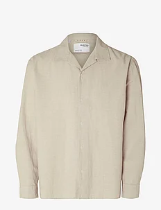 SLHRELAXNEW-LINEN SHIRT LS RESORT, Selected Homme