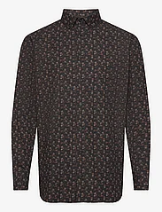 Selected Homme - SLHSLIM-FLORAL AOP LS SHIRT EX - dalykinio stiliaus marškiniai - black - 0